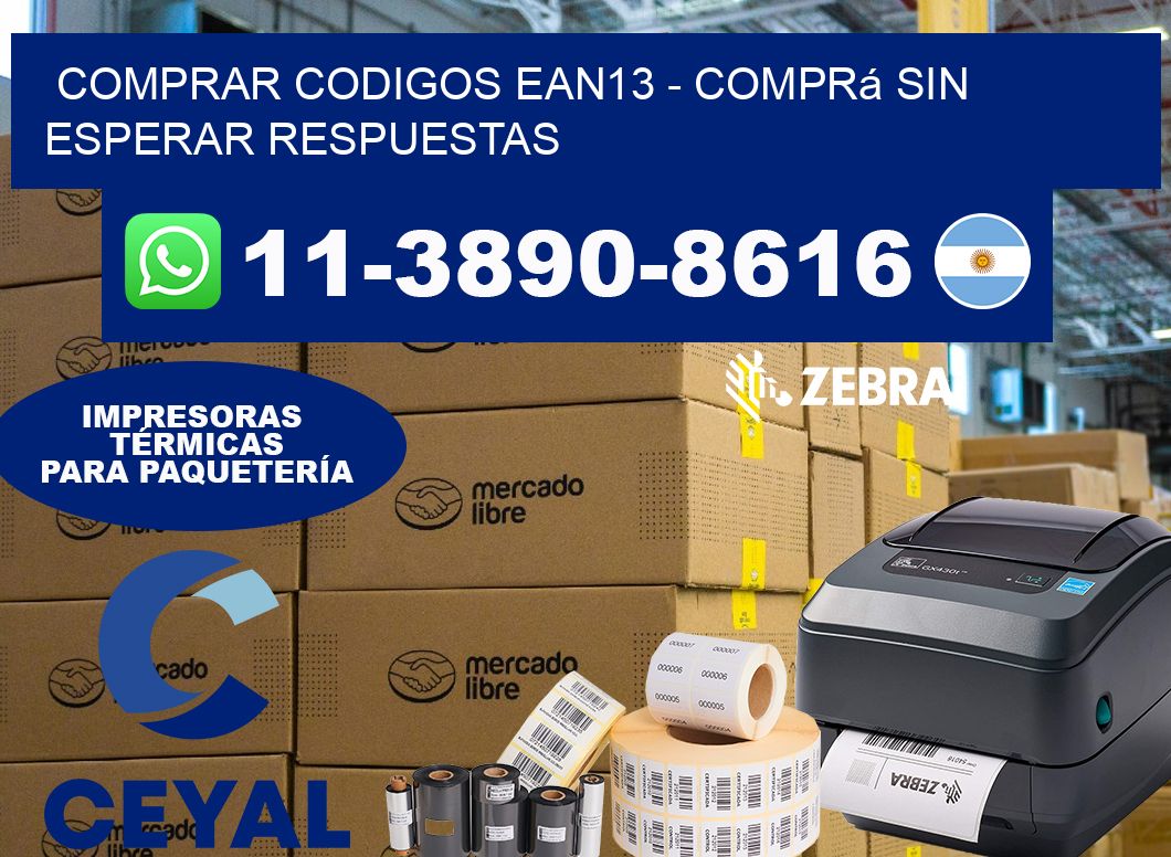 COMPRAR CODIGOS EAN13 - Comprá sin esperar respuestas
