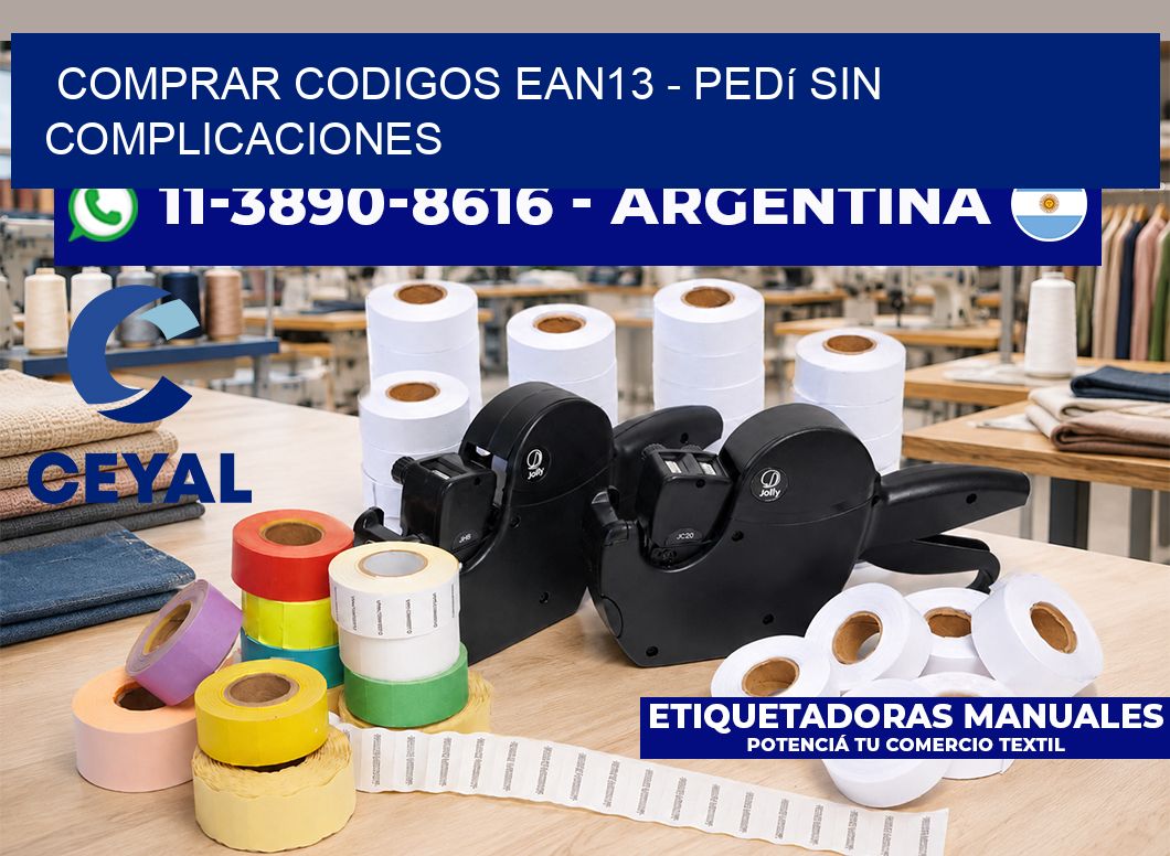 COMPRAR CODIGOS EAN13 - Pedí sin complicaciones
