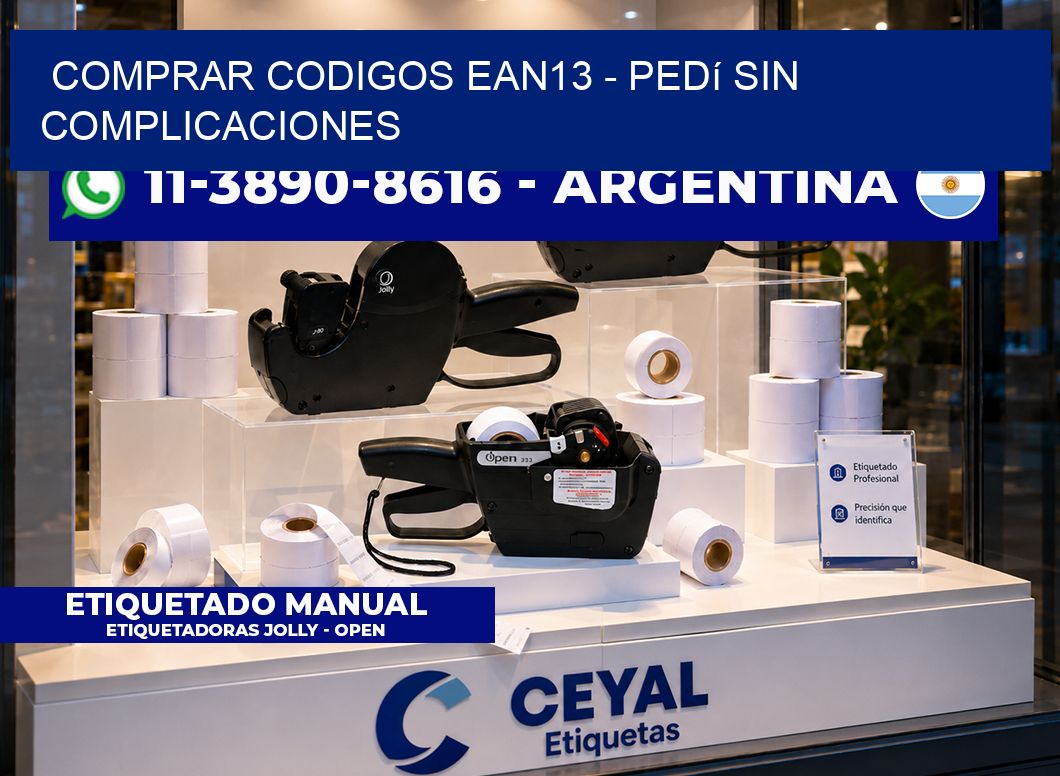 COMPRAR CODIGOS EAN13 - Pedí sin complicaciones