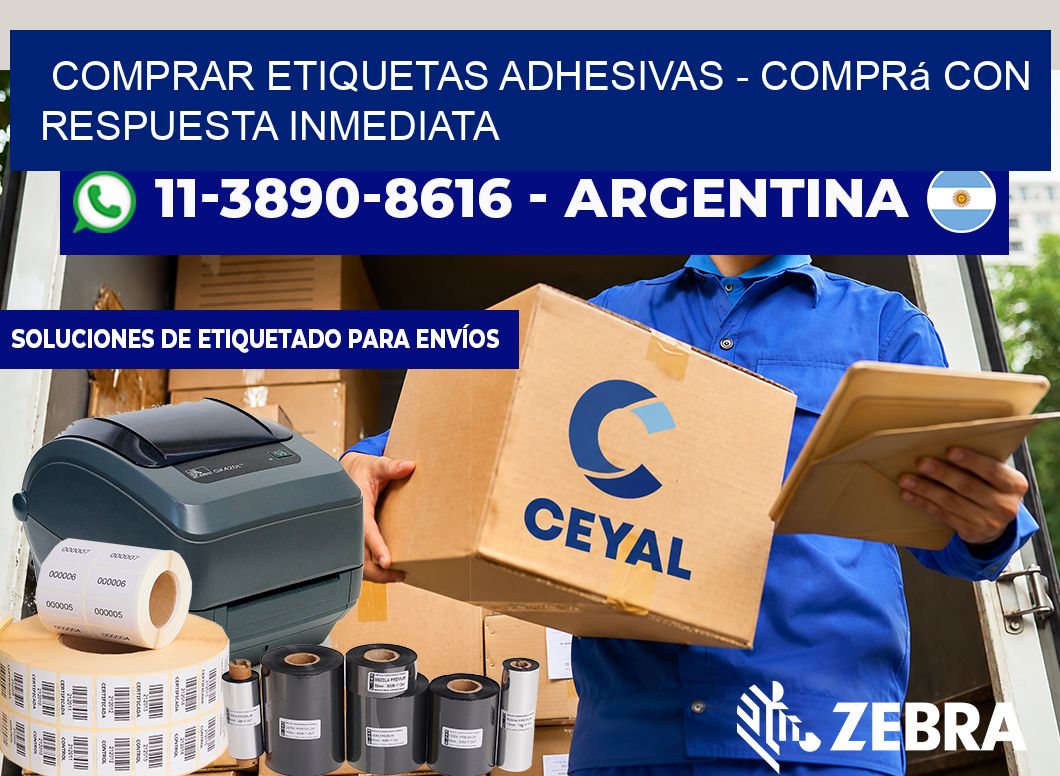 COMPRAR ETIQUETAS ADHESIVAS – Comprá con respuesta inmediata
