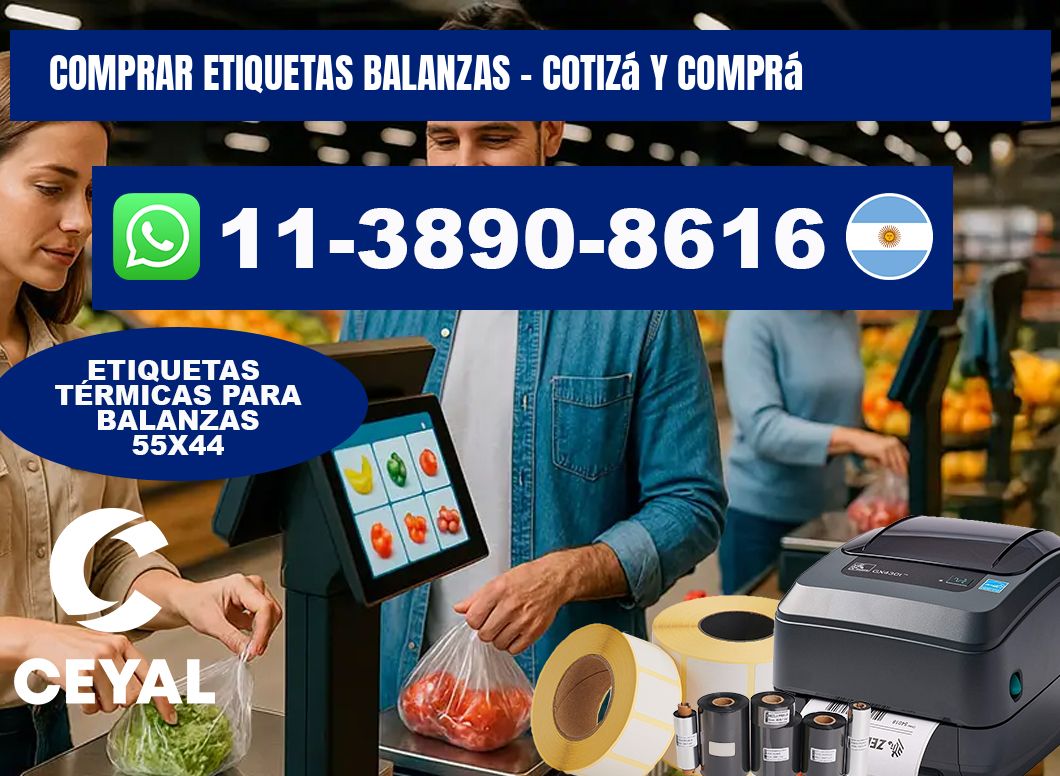 COMPRAR ETIQUETAS BALANZAS - Cotizá y comprá