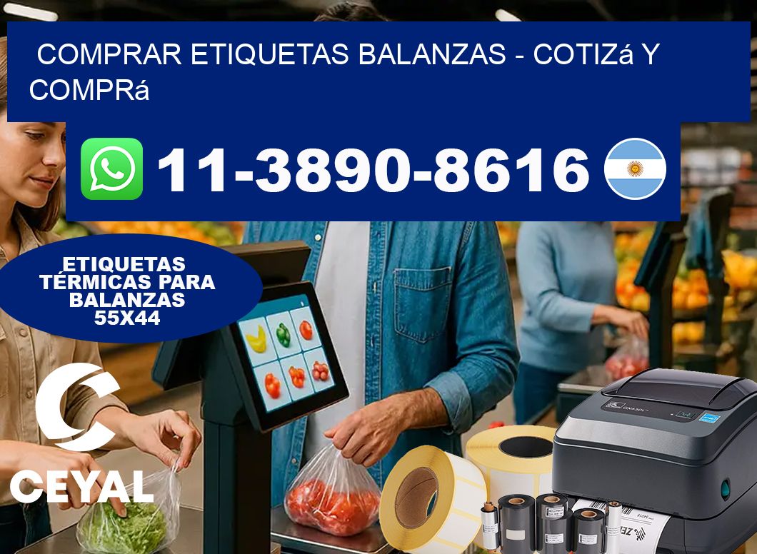 COMPRAR ETIQUETAS BALANZAS - Cotizá y comprá