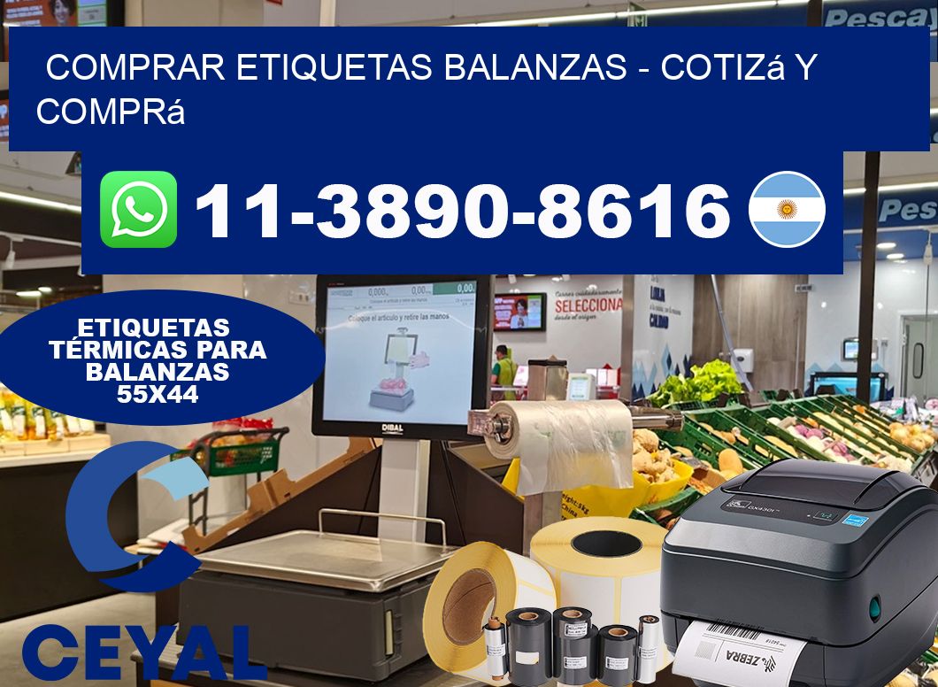 COMPRAR ETIQUETAS BALANZAS – Cotizá y comprá