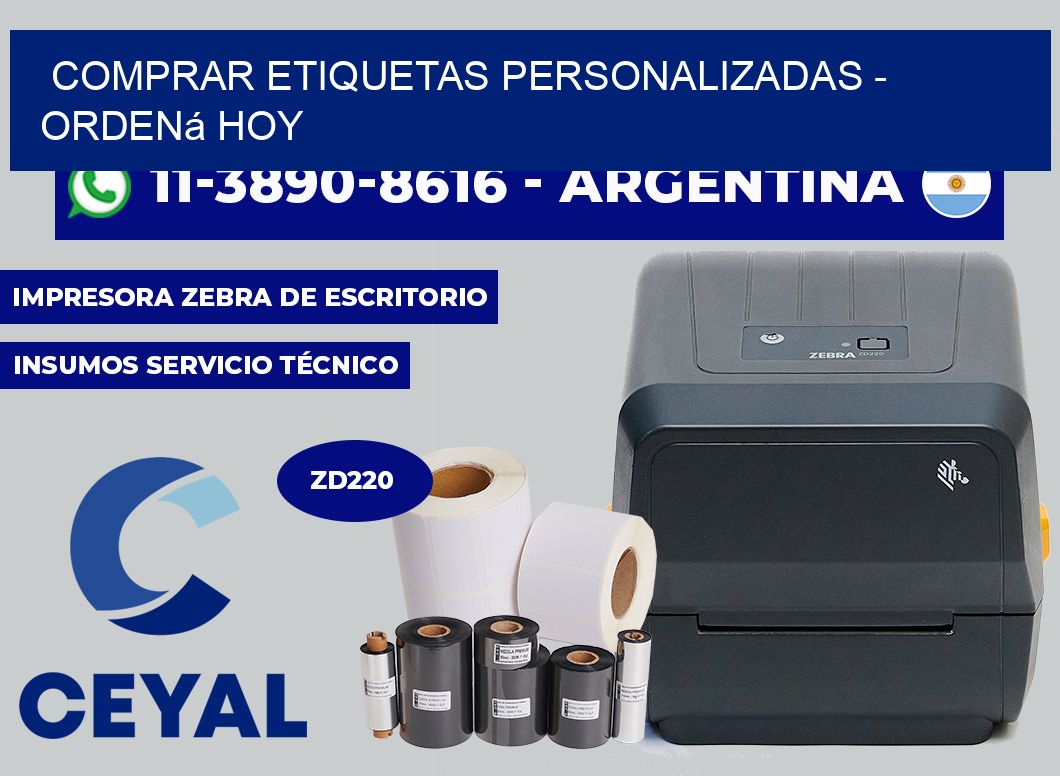 COMPRAR ETIQUETAS PERSONALIZADAS - Ordená hoy