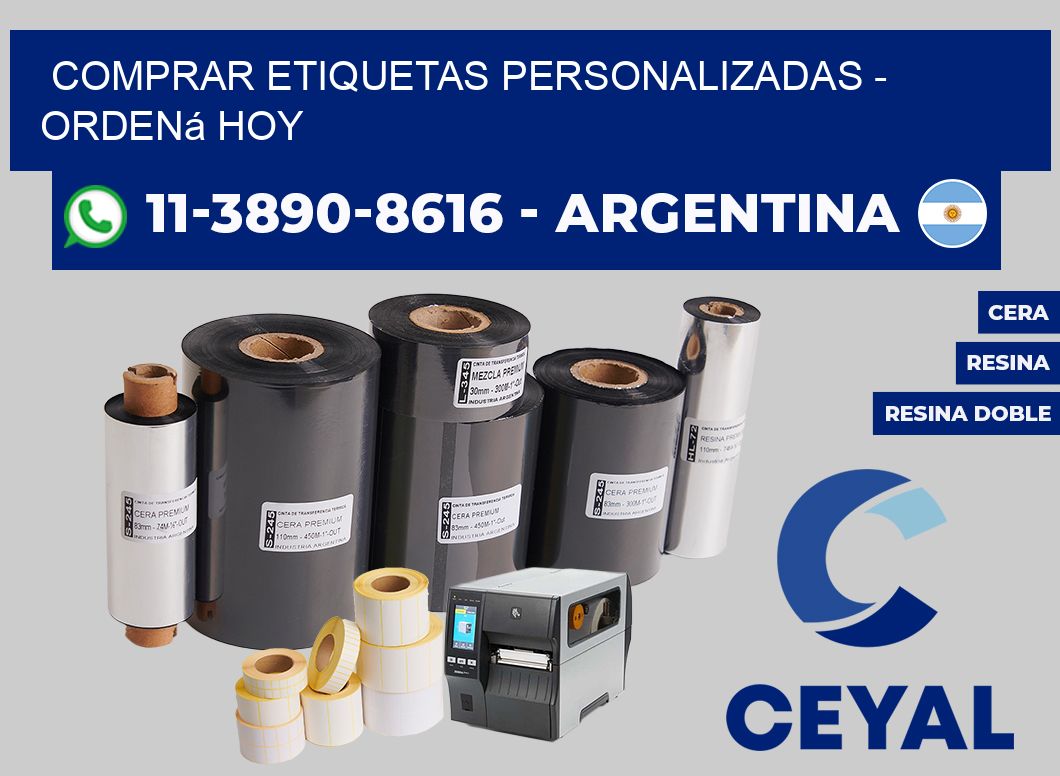 COMPRAR ETIQUETAS PERSONALIZADAS - Ordená hoy
