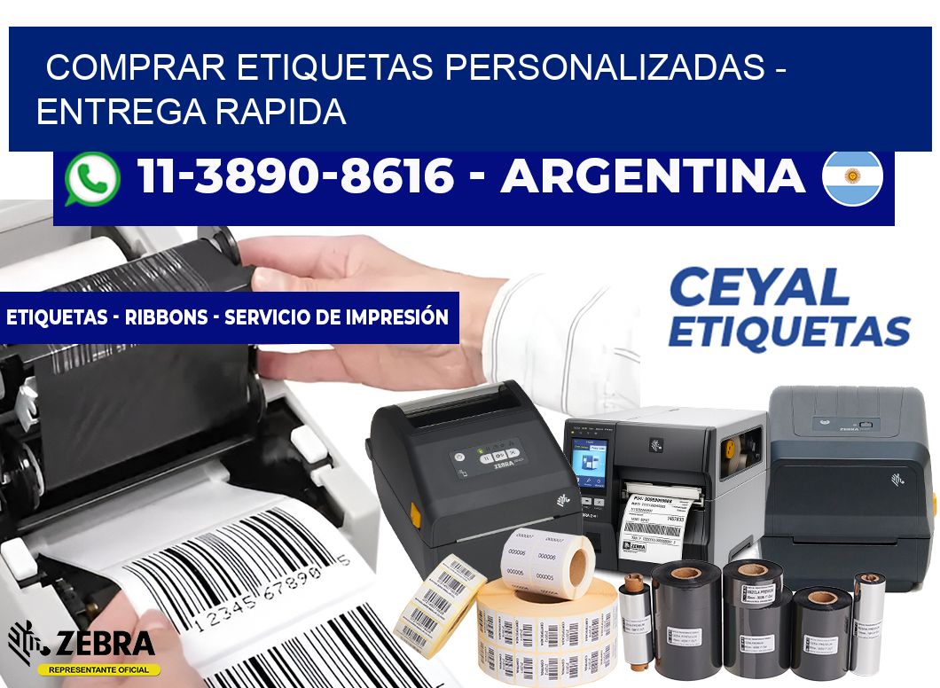 COMPRAR ETIQUETAS PERSONALIZADAS - entrega rapida