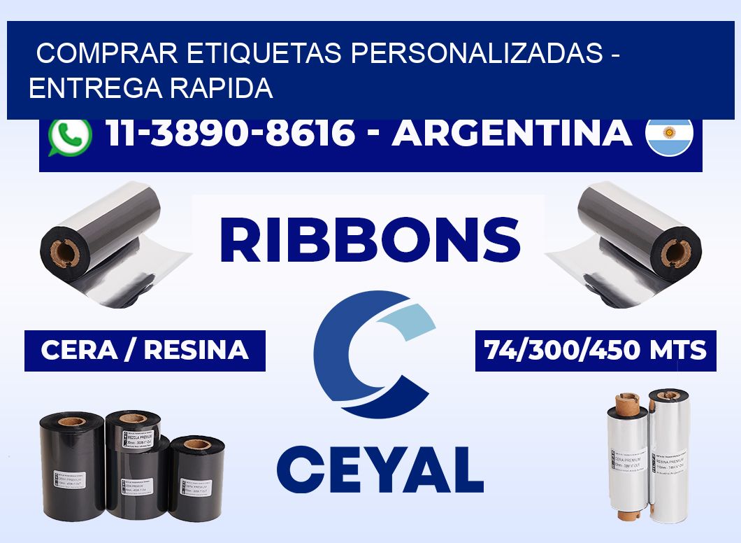 COMPRAR ETIQUETAS PERSONALIZADAS - entrega rapida