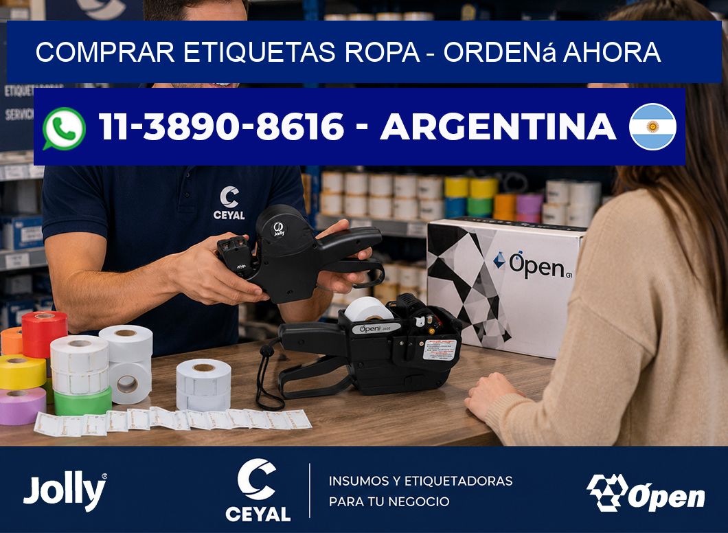 COMPRAR ETIQUETAS ROPA - Ordená ahora