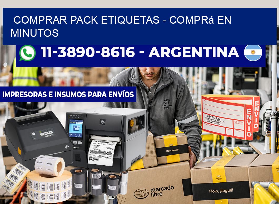 COMPRAR PACK ETIQUETAS - Comprá en minutos