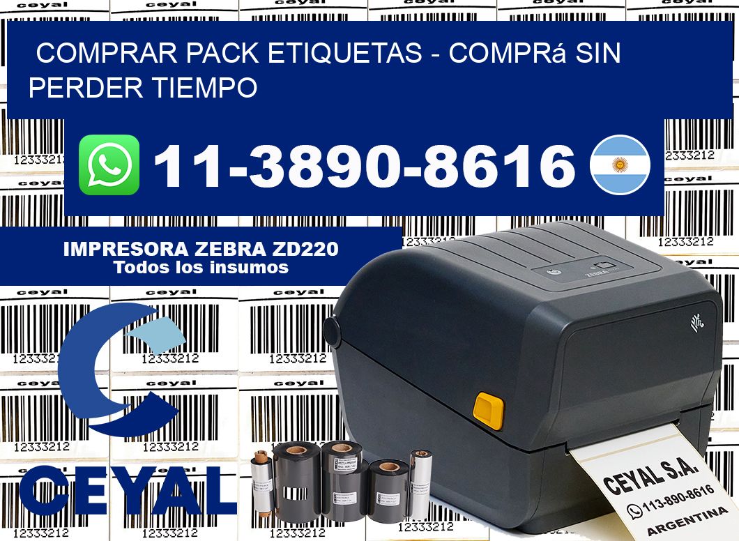 COMPRAR PACK ETIQUETAS - Comprá sin perder tiempo