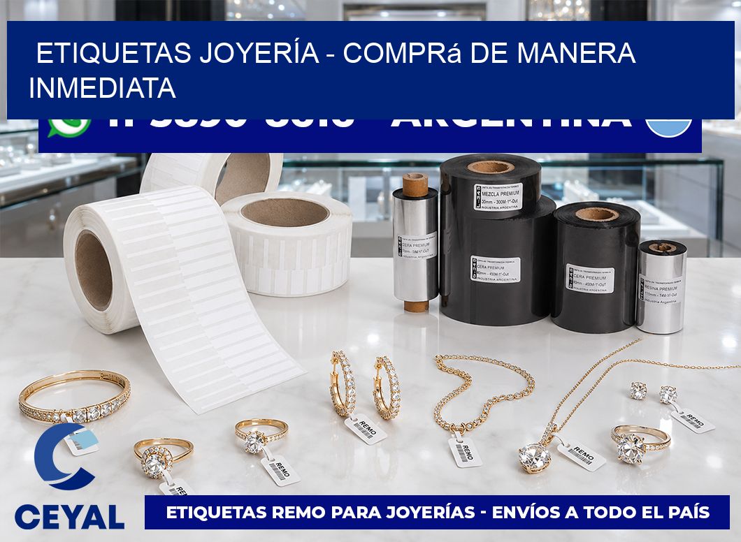 ETIQUETAS JOYERÍA – Comprá de manera inmediata