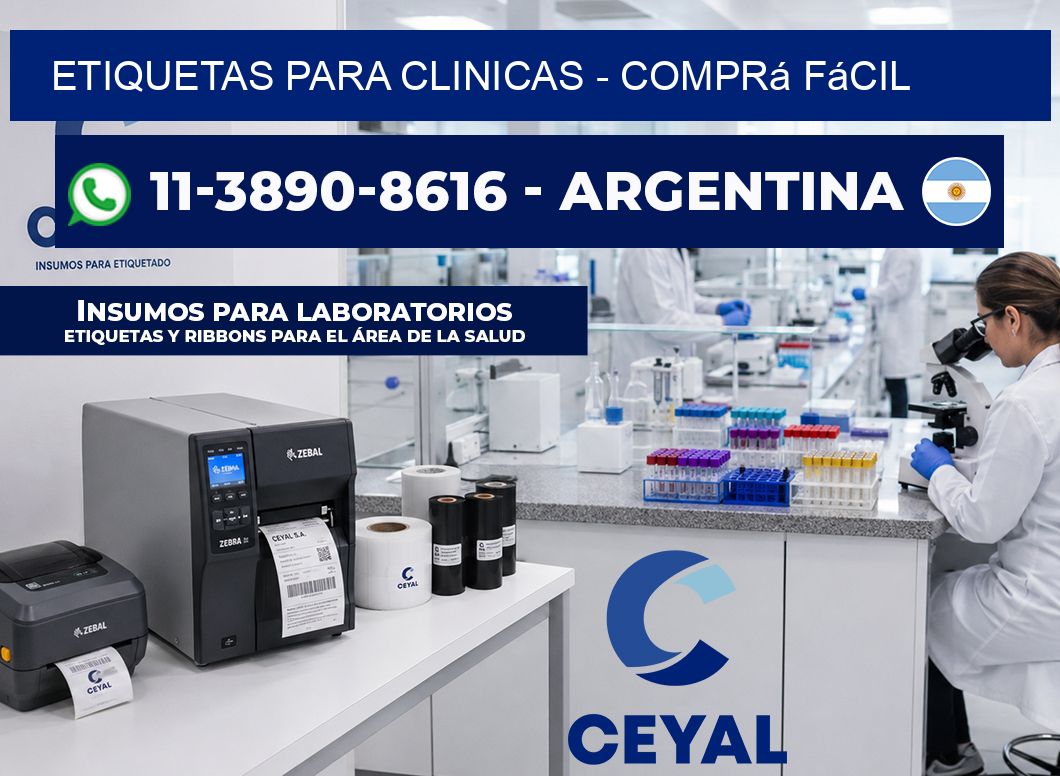 ETIQUETAS PARA CLINICAS - Comprá fácil