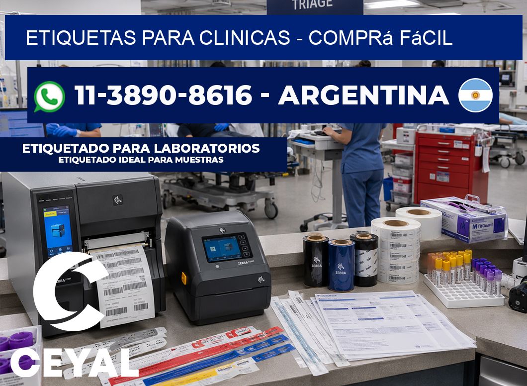 ETIQUETAS PARA CLINICAS - Comprá fácil