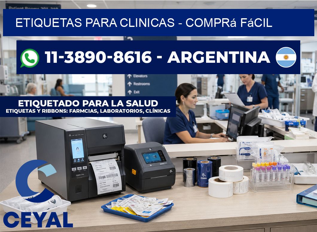 ETIQUETAS PARA CLINICAS – Comprá fácil