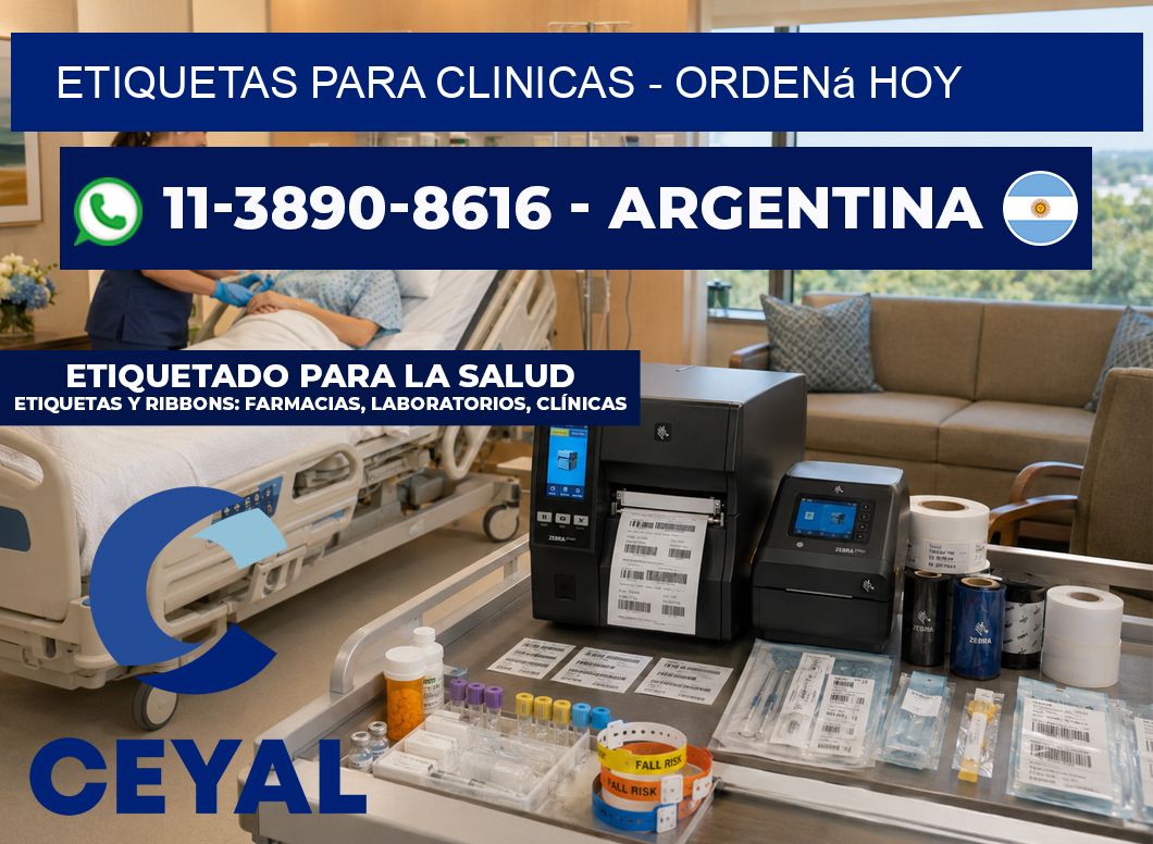 ETIQUETAS PARA CLINICAS - Ordená hoy
