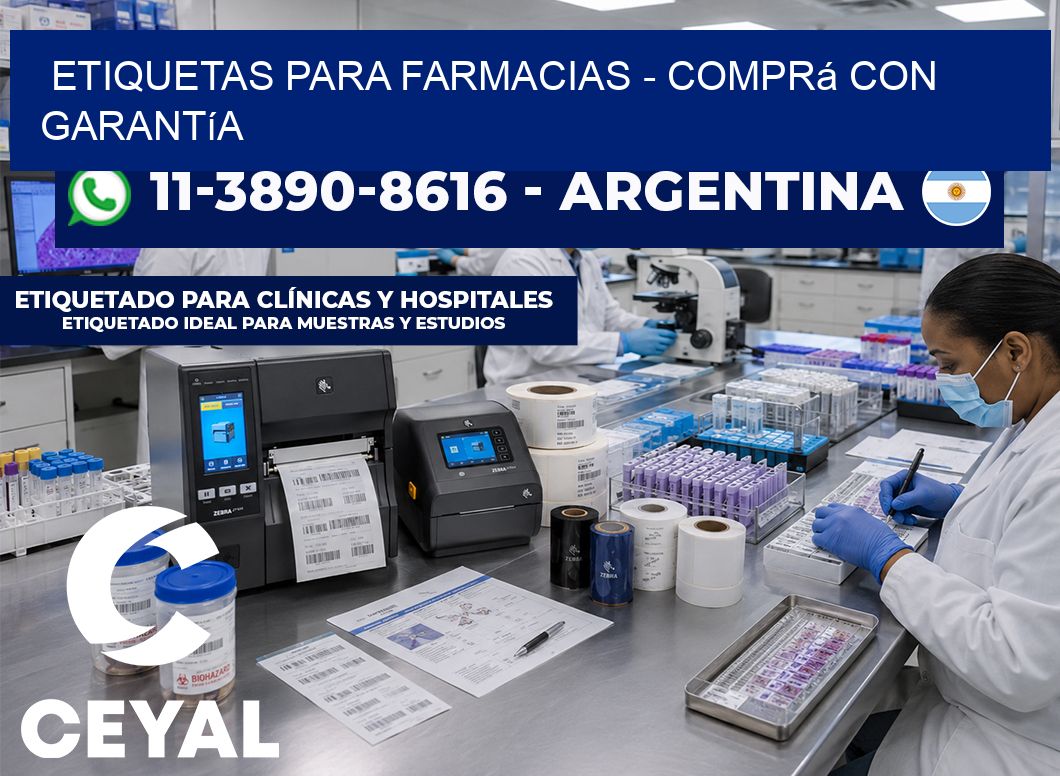 ETIQUETAS PARA FARMACIAS - Comprá con garantía