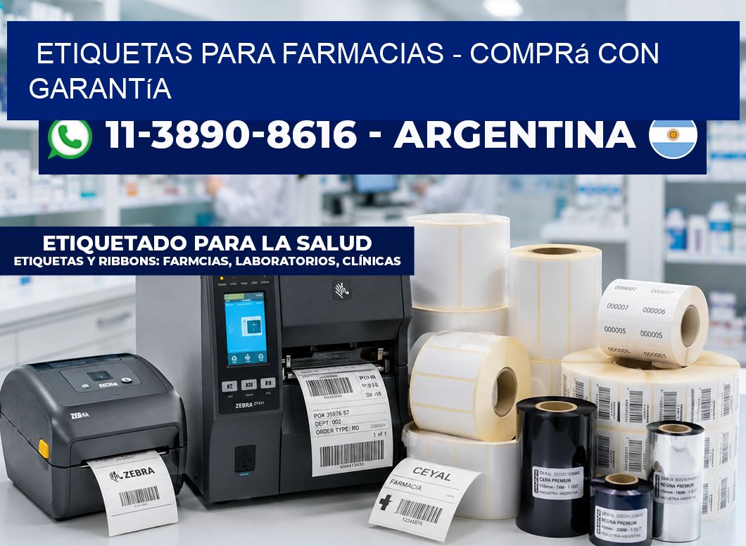 ETIQUETAS PARA FARMACIAS - Comprá con garantía
