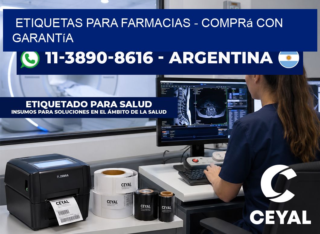 ETIQUETAS PARA FARMACIAS – Comprá con garantía