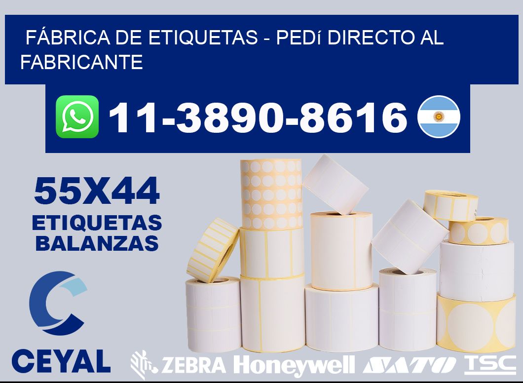 FÁBRICA DE ETIQUETAS - Pedí directo al fabricante