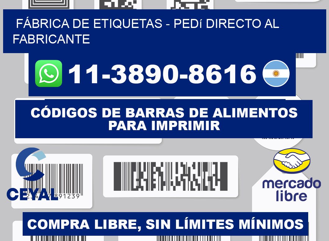 FÁBRICA DE ETIQUETAS - Pedí directo al fabricante