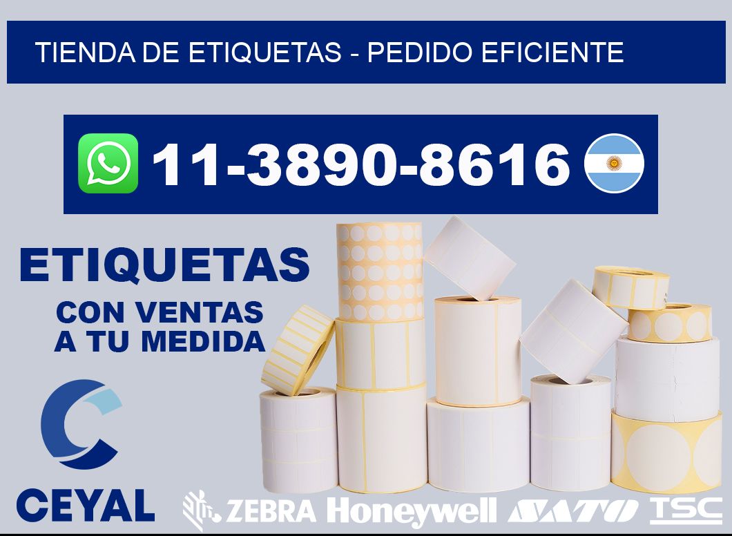 TIENDA DE ETIQUETAS - Pedido eficiente