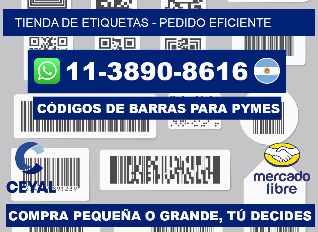 TIENDA DE ETIQUETAS - Pedido eficiente