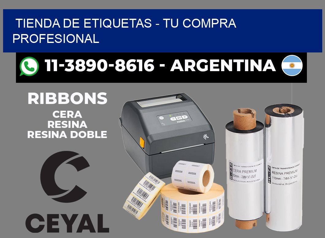 TIENDA DE ETIQUETAS - Tu compra profesional