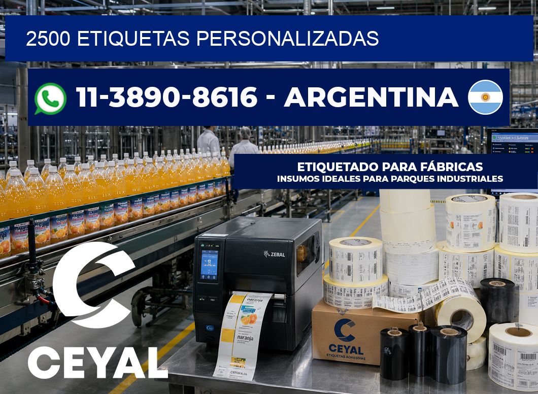 2500 ETIQUETAS PERSONALIZADAS