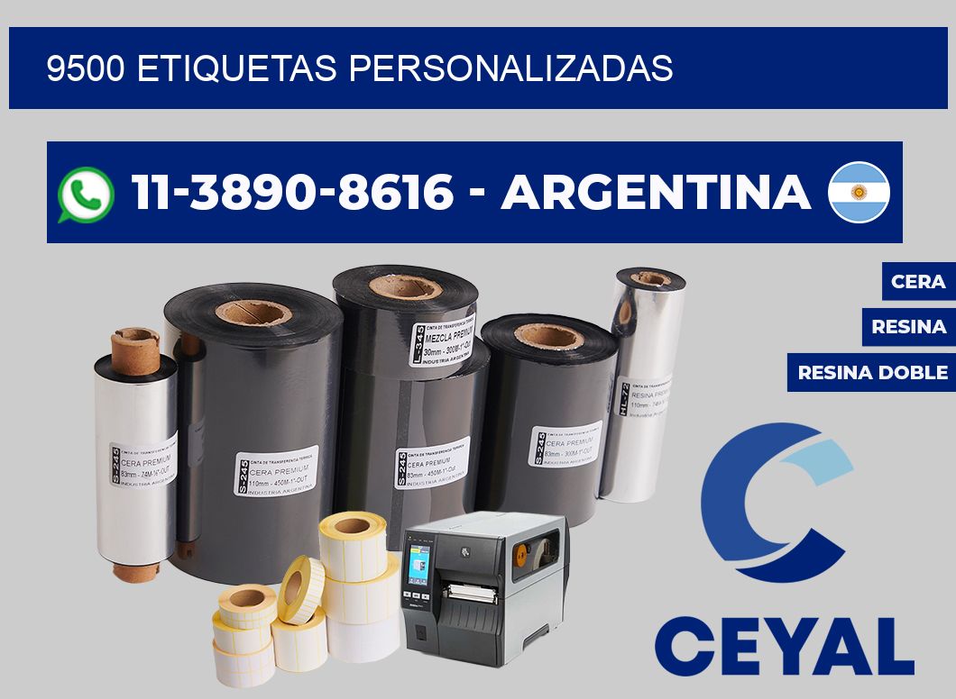 9500 ETIQUETAS PERSONALIZADAS