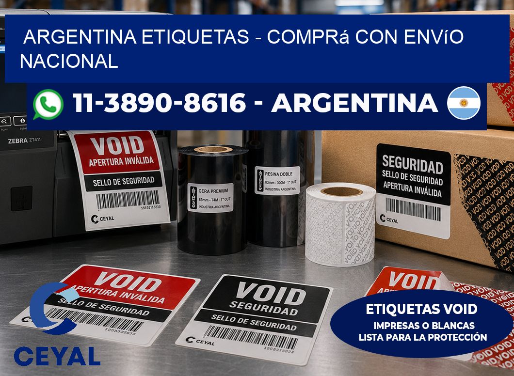 ARGENTINA ETIQUETAS - Comprá con envío nacional