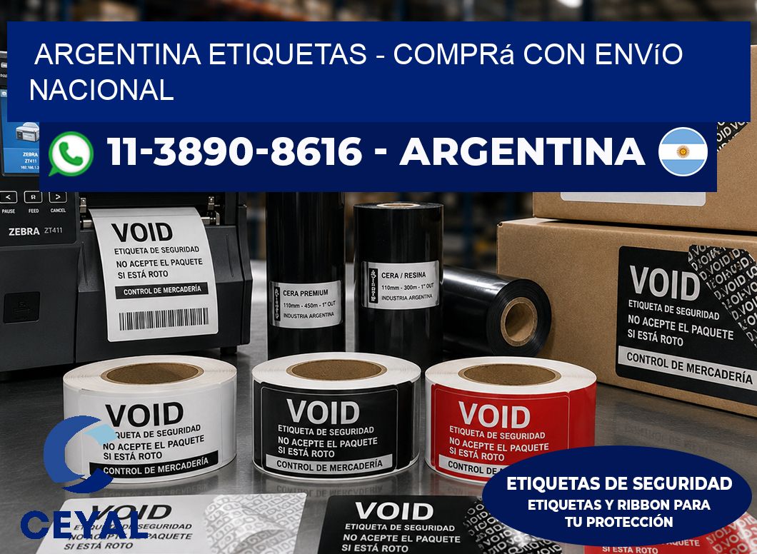 ARGENTINA ETIQUETAS - Comprá con envío nacional