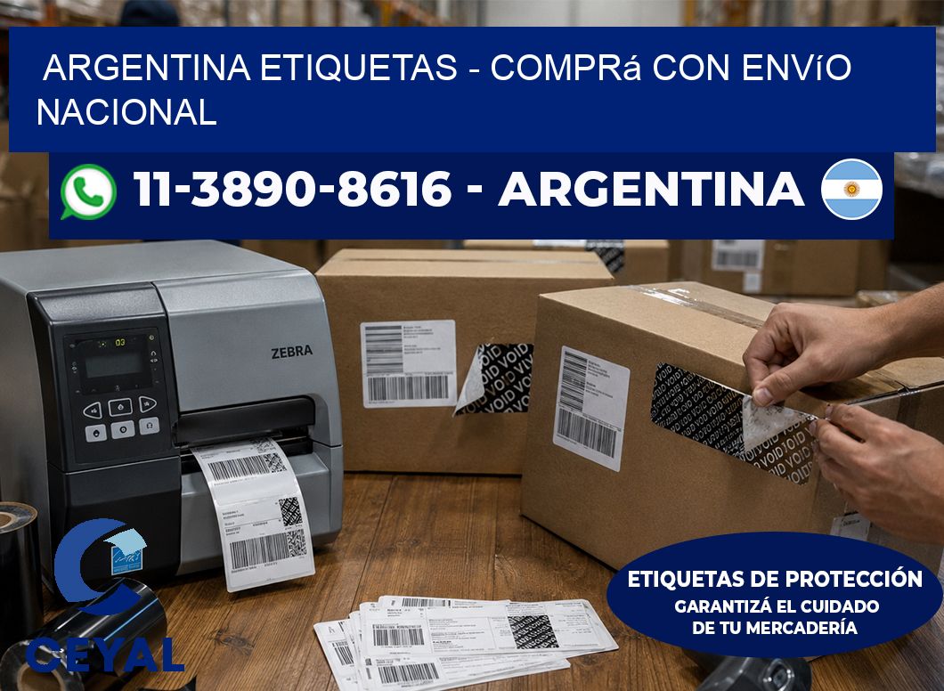 ARGENTINA ETIQUETAS - Comprá con envío nacional