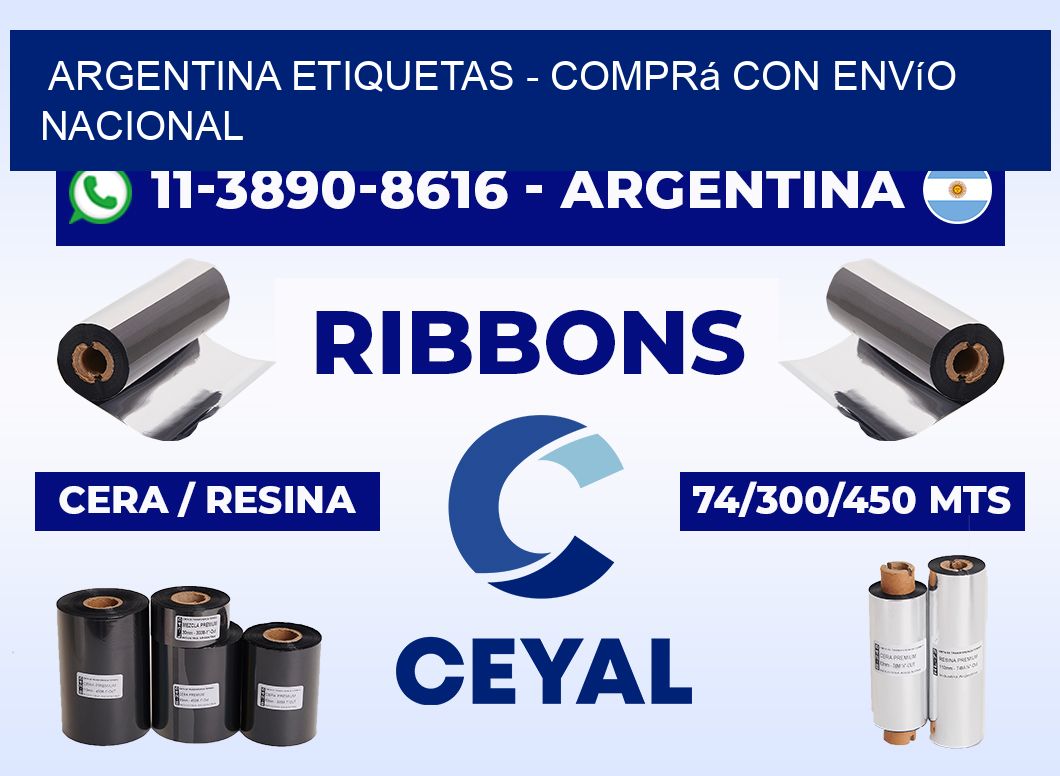 ARGENTINA ETIQUETAS - Comprá con envío nacional