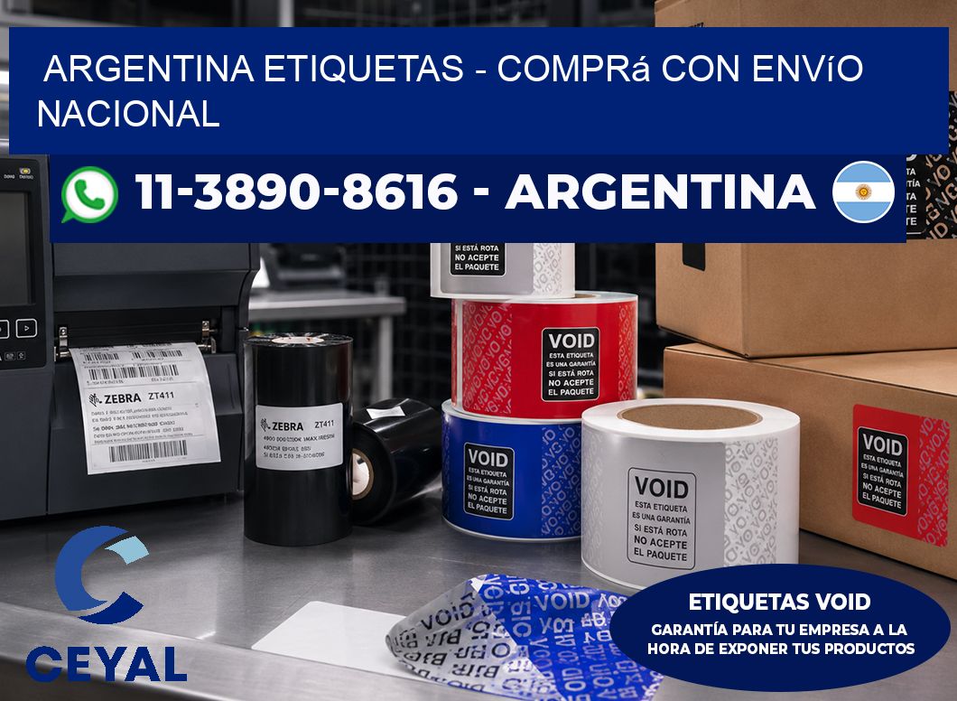 ARGENTINA ETIQUETAS – Comprá con envío nacional