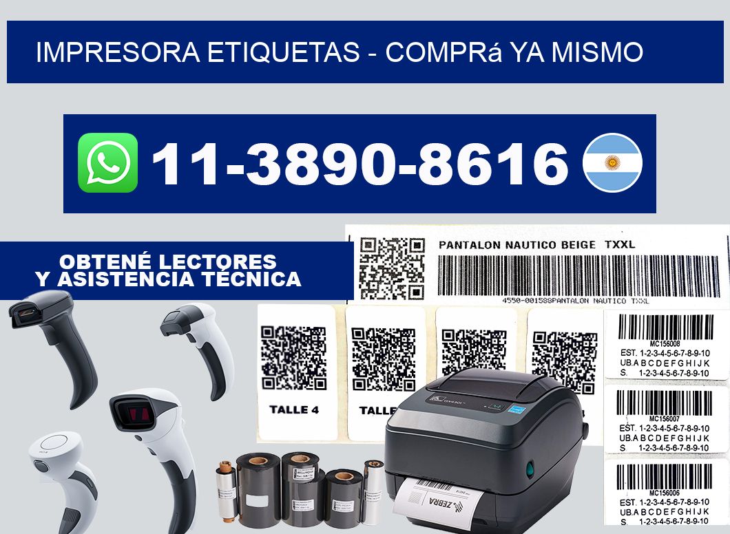 IMPRESORA ETIQUETAS - Comprá ya mismo