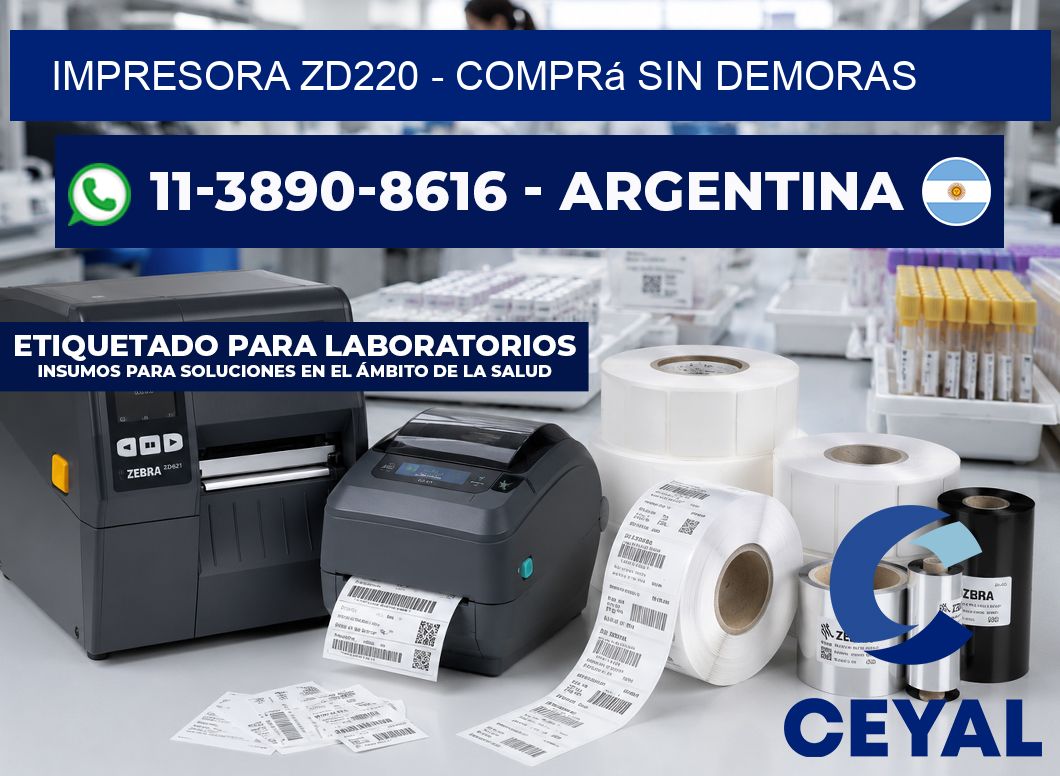 IMPRESORA ZD220 - Comprá sin demoras