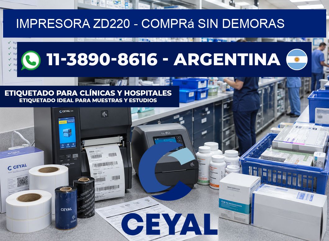 IMPRESORA ZD220 – Comprá sin demoras
