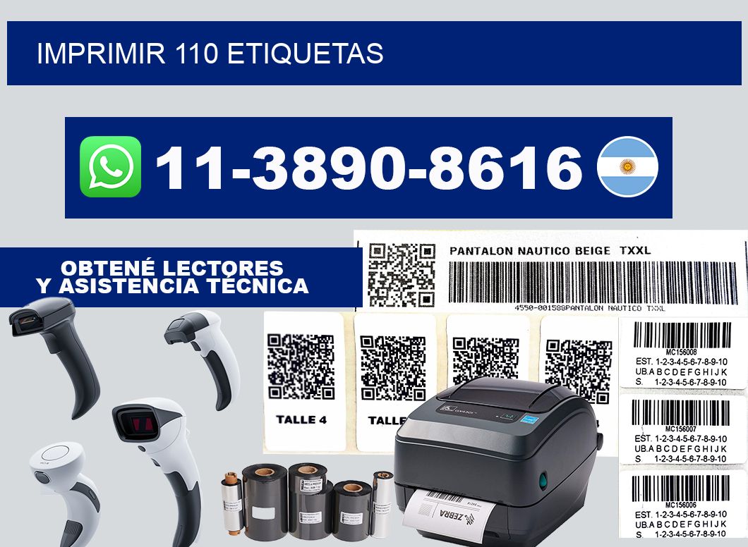 IMPRIMIR 110 ETIQUETAS