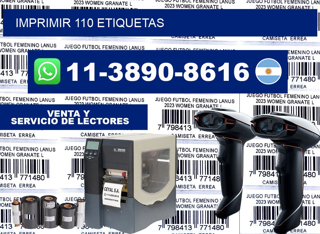 IMPRIMIR 110 ETIQUETAS