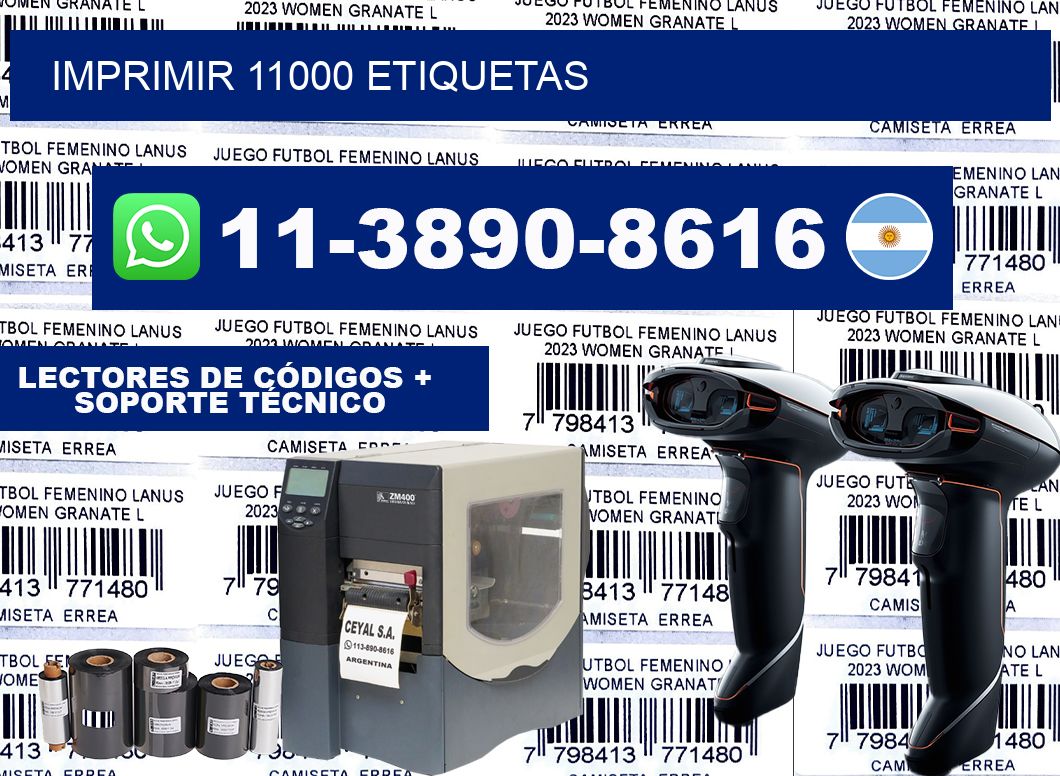 IMPRIMIR 11000 ETIQUETAS