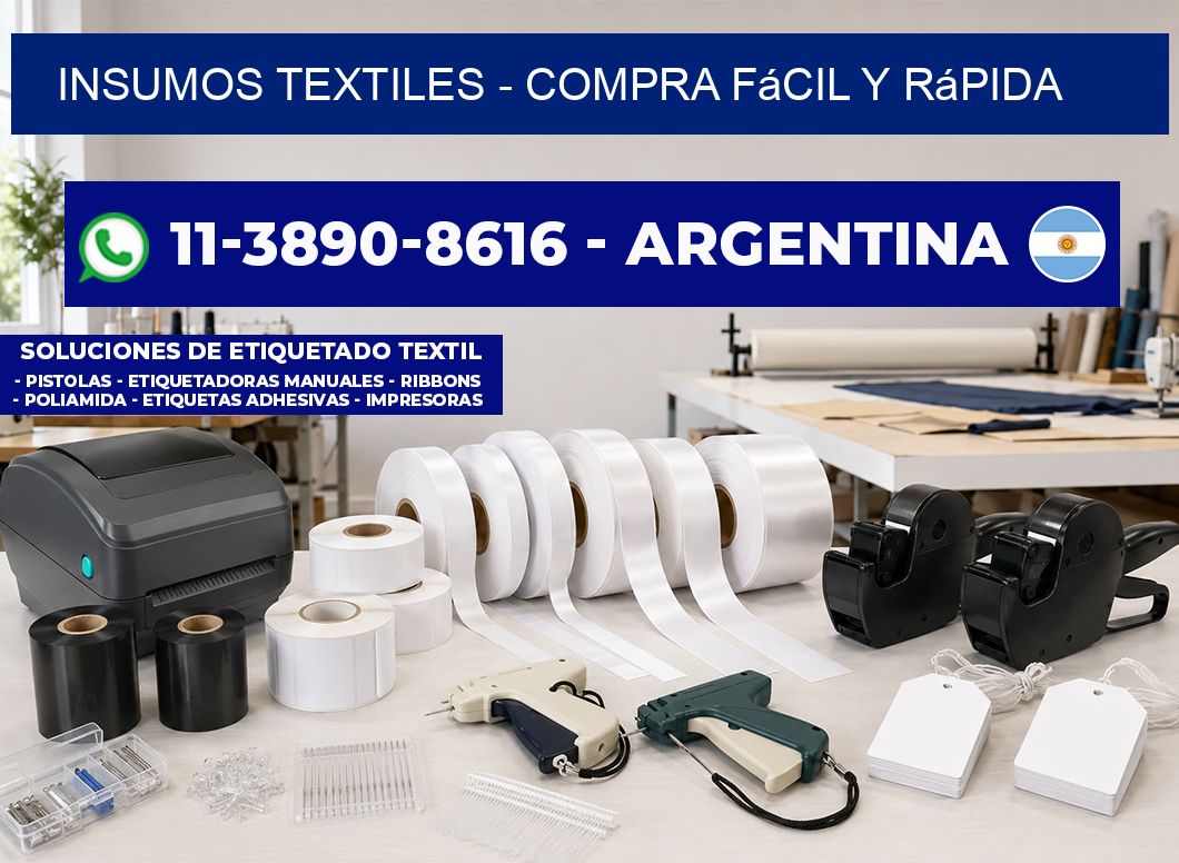 INSUMOS TEXTILES - Compra fácil y rápida