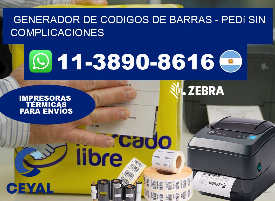 generador de codigos de barras – Pedí sin complicaciones