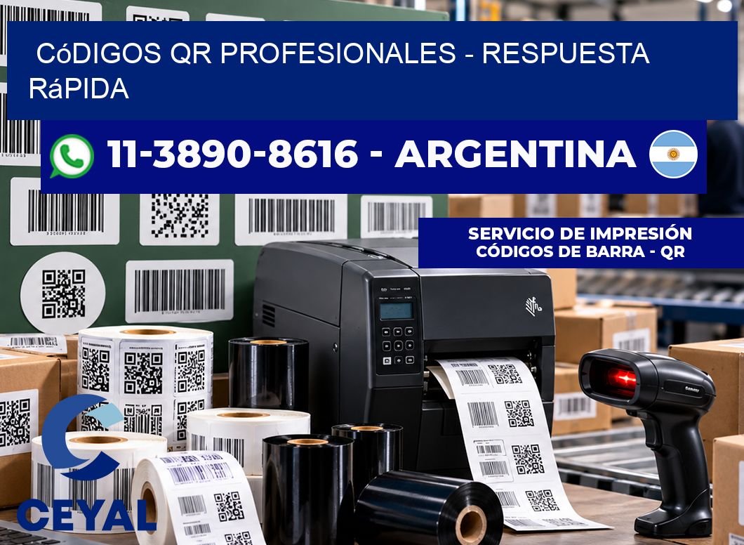 Códigos QR Profesionales - Respuesta rápida