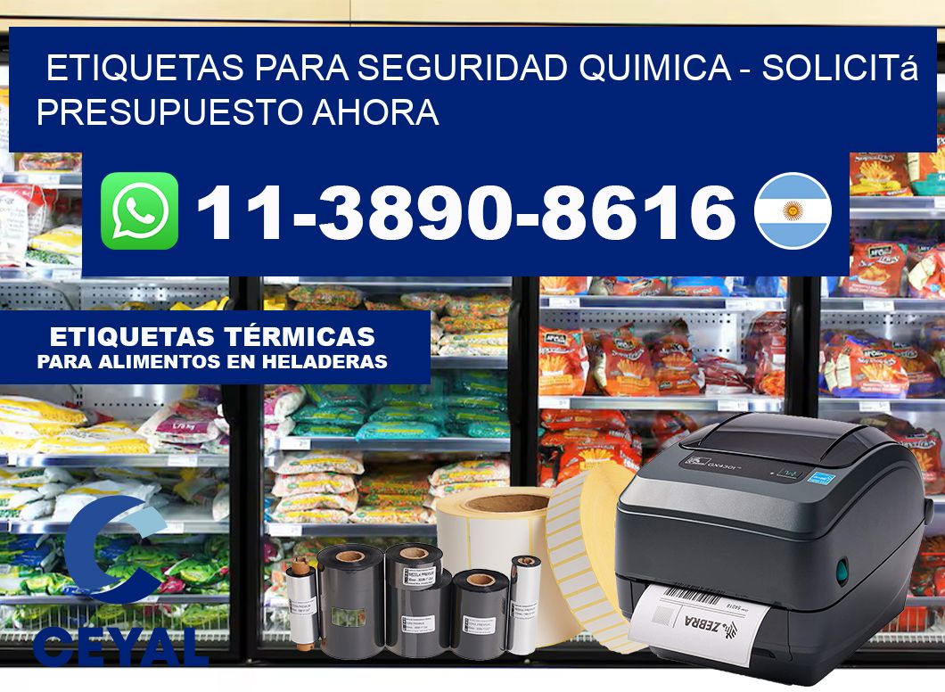ETIQUETAS PARA SEGURIDAD QUIMICA – Solicitá presupuesto ahora