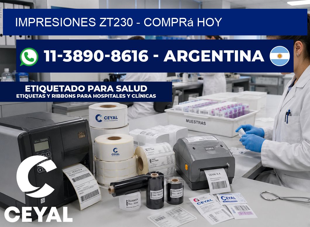Impresiones ZT230 - Comprá hoy