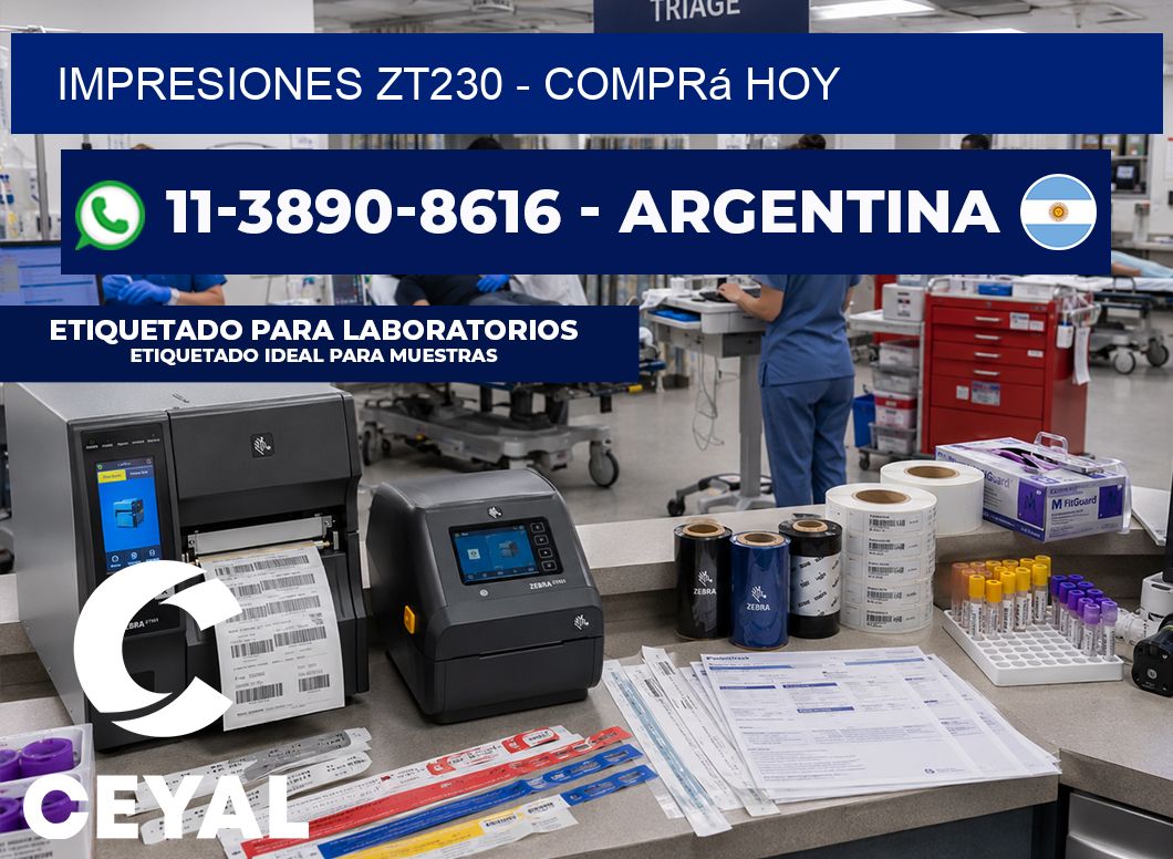 Impresiones ZT230 - Comprá hoy