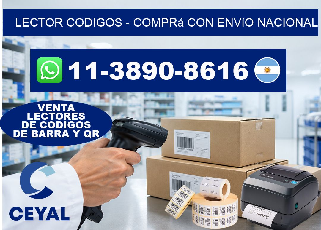 LECTOR CODIGOS - Comprá con envío nacional