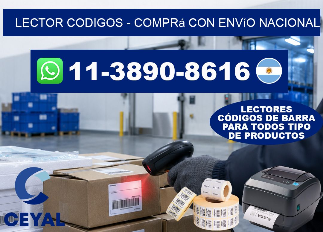 LECTOR CODIGOS - Comprá con envío nacional