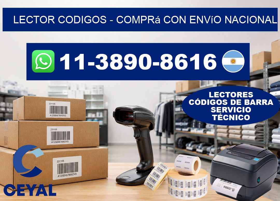 LECTOR CODIGOS – Comprá con envío nacional