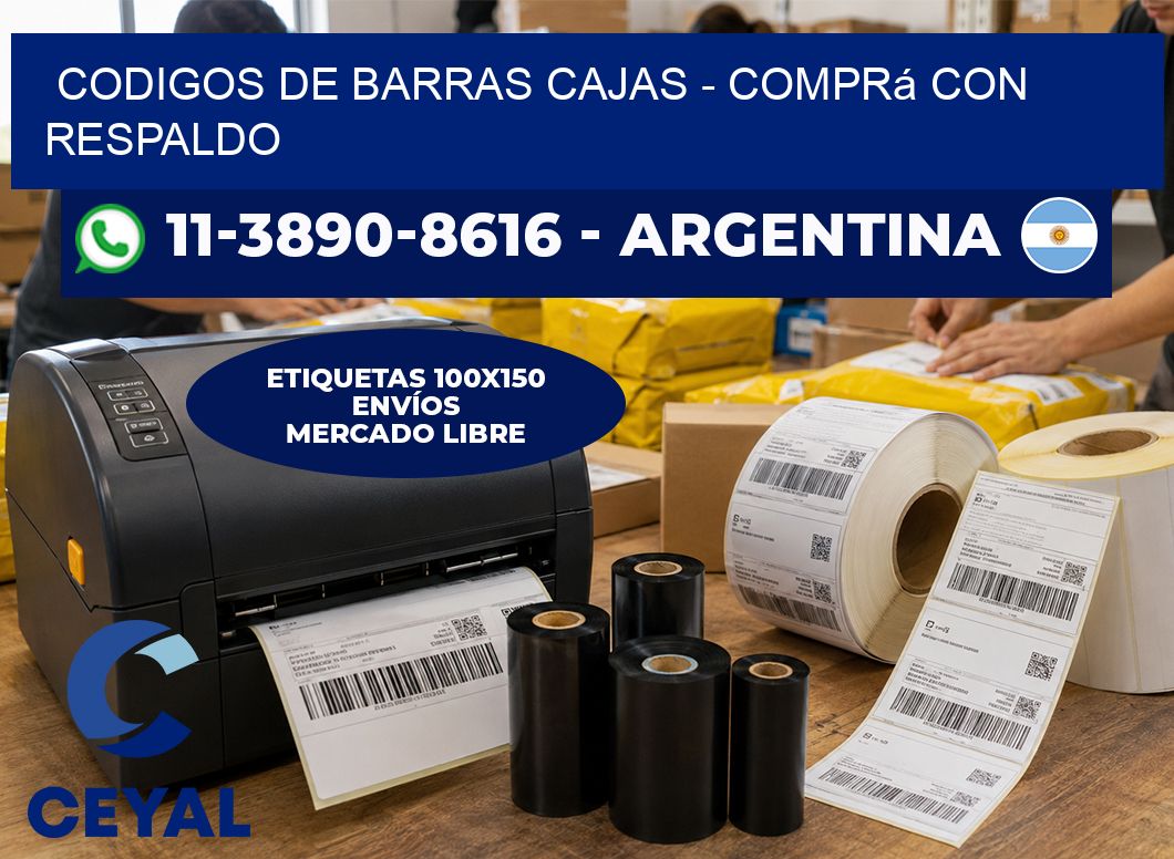 codigos de barras cajas - Comprá con respaldo